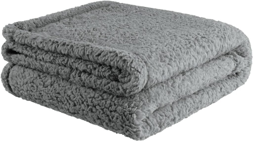 Dog Blanket Soft Large Washable Sherpa