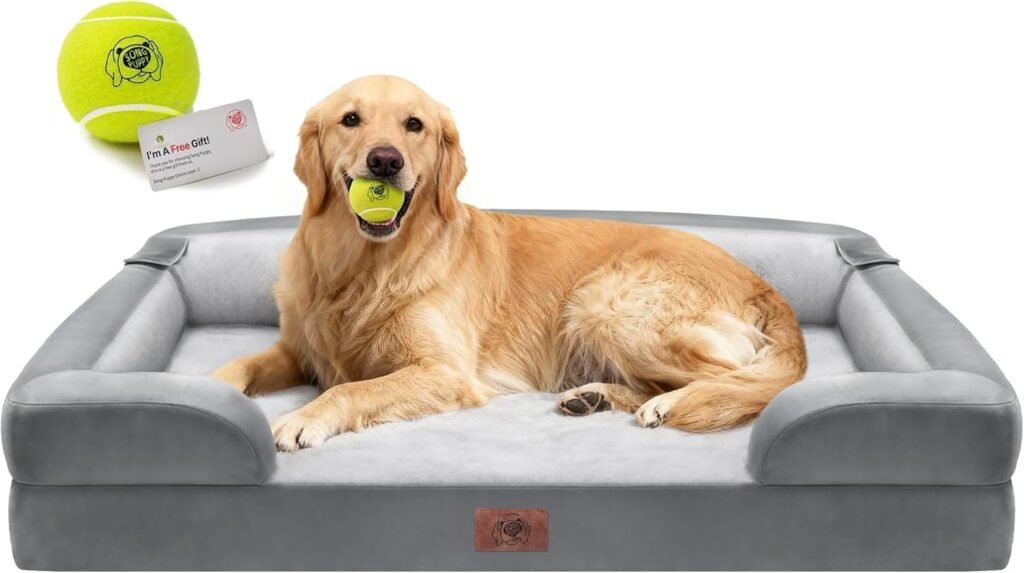 Extra Large Dog Bed Orthopedic Washable Memory Foam