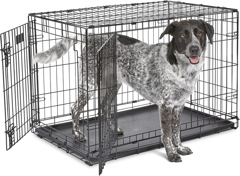 midwest icrate dog crate with divider panel