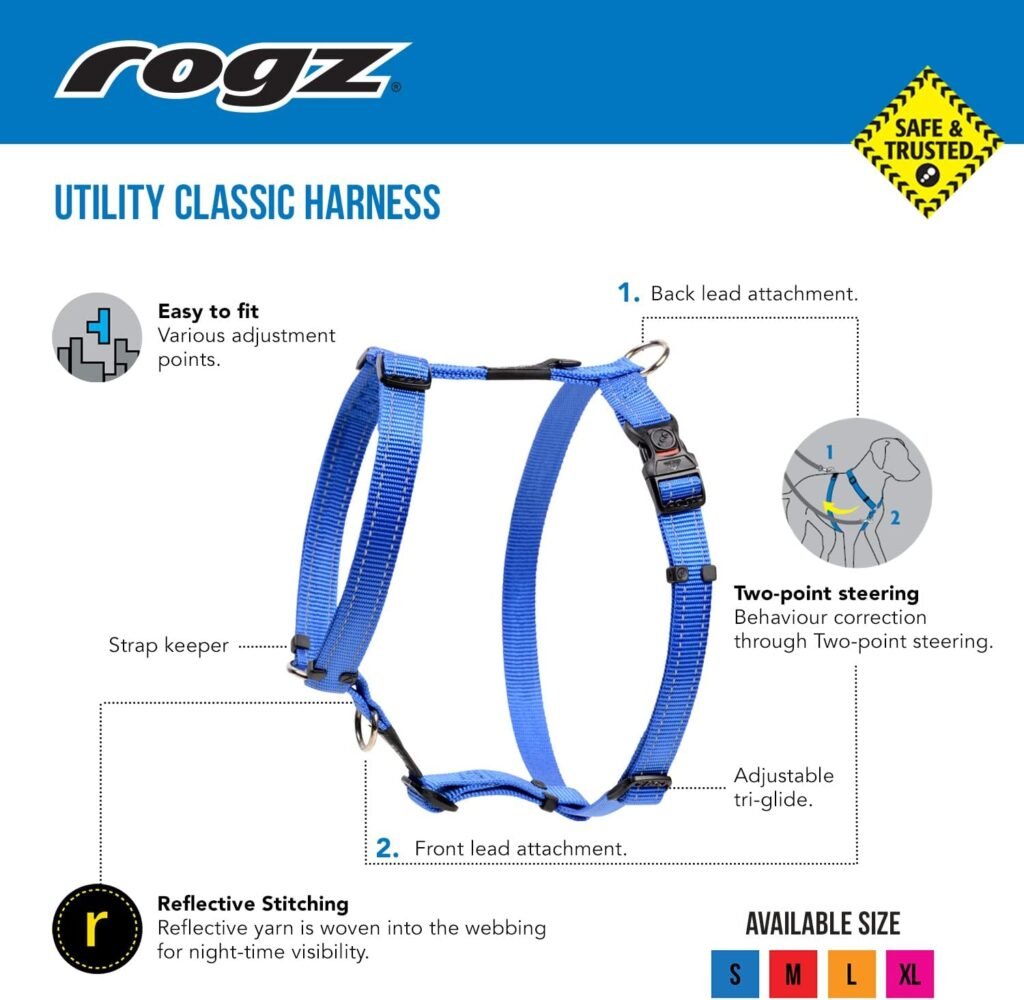 Reflective Adjustable Dog Harness Large Dogs