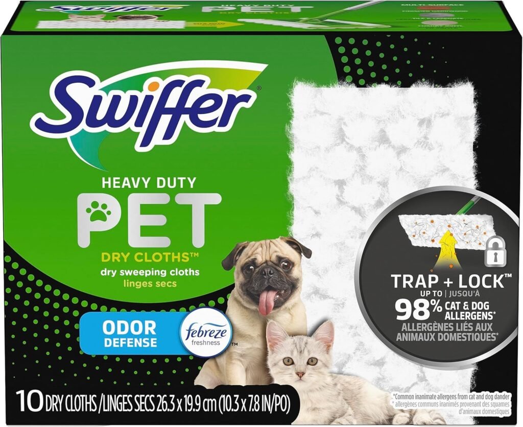swiffer sweeper pet heavy duty multi surface cloth refills
