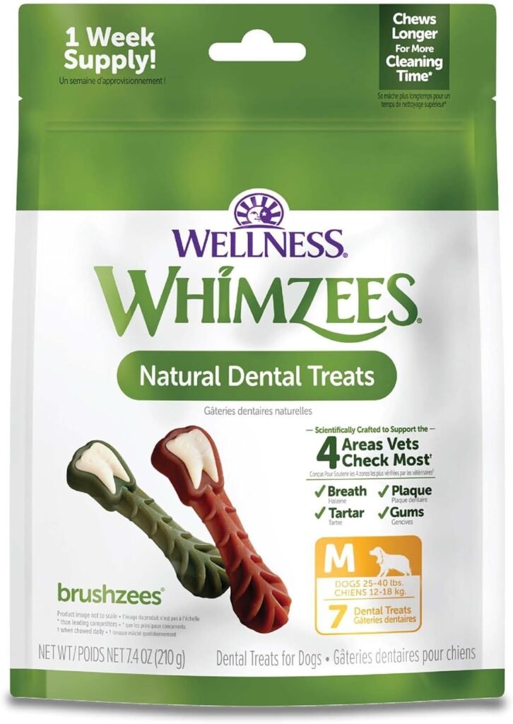 wellness whimzees daily dog dental treats